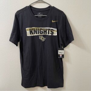 Nike ucf knights box logo shirt gray nwt